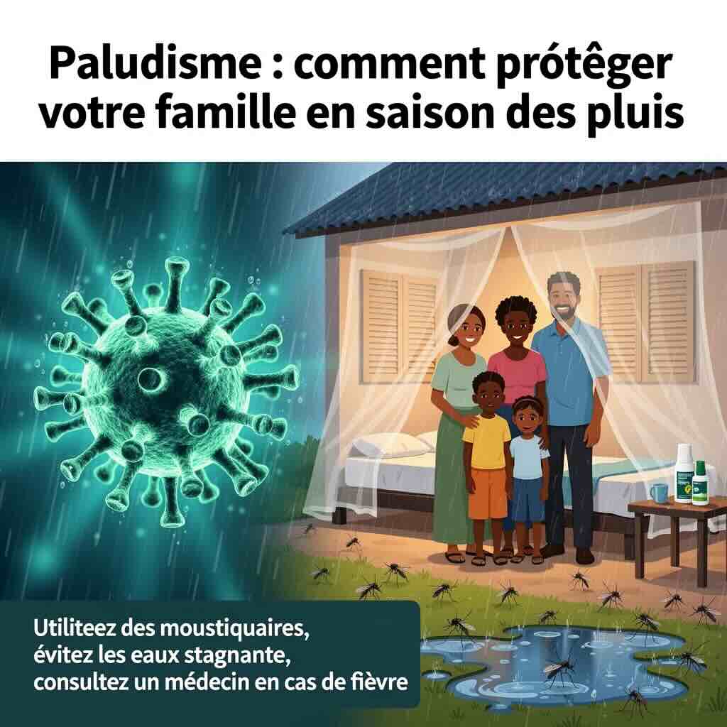 Paludisme : comment protéger votre famille en saison des pluies